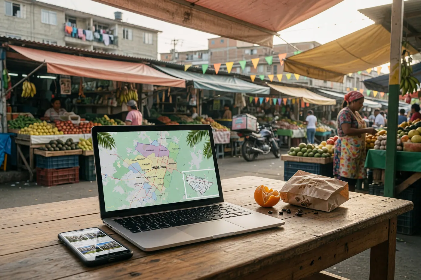Busca por radio y publica con ubicacion aproximada en Colombia Move