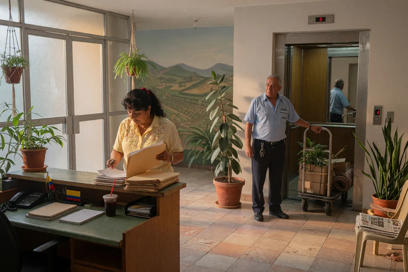 Reglas de edificios de apartamentos en Colombia: visitantes, ruido, mascotas y días de mudanza