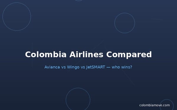 Colombia domestic airlines comparison — Avianca vs Wingo vs JetSMART