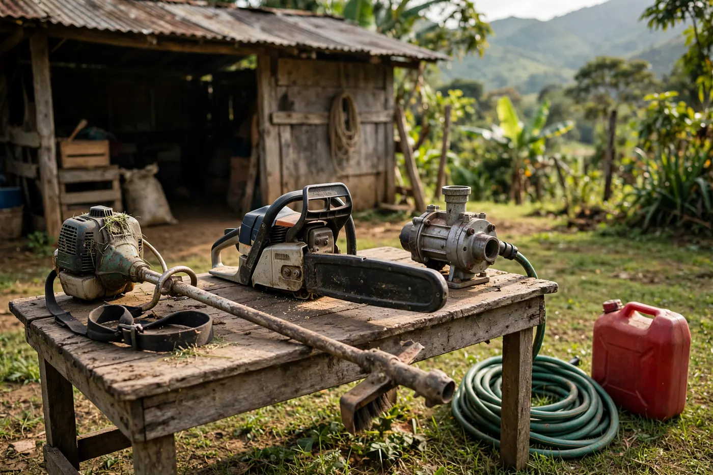 How to sell used brushcutters, chainsaws, and water pumps in Colombia