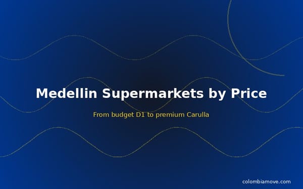 Supermarket price comparison in Medellín by neighborhood