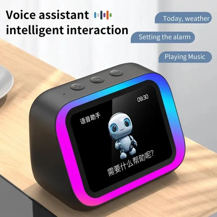 Venta de accesorios tecnológicos en Prado Veraniego, Bogotá: Altavoz TF26 Pro Smart Speaker – Pantalla HD + Asistente por Voz + Luz LED RGB — Colombia Move