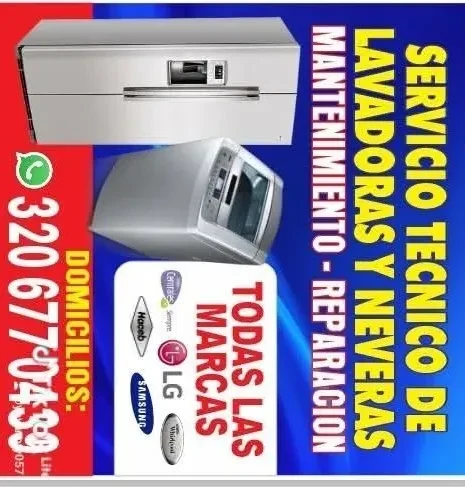 Service in San Antonio, Cali: Washing machine and refrigerator technical service — Colombia Move