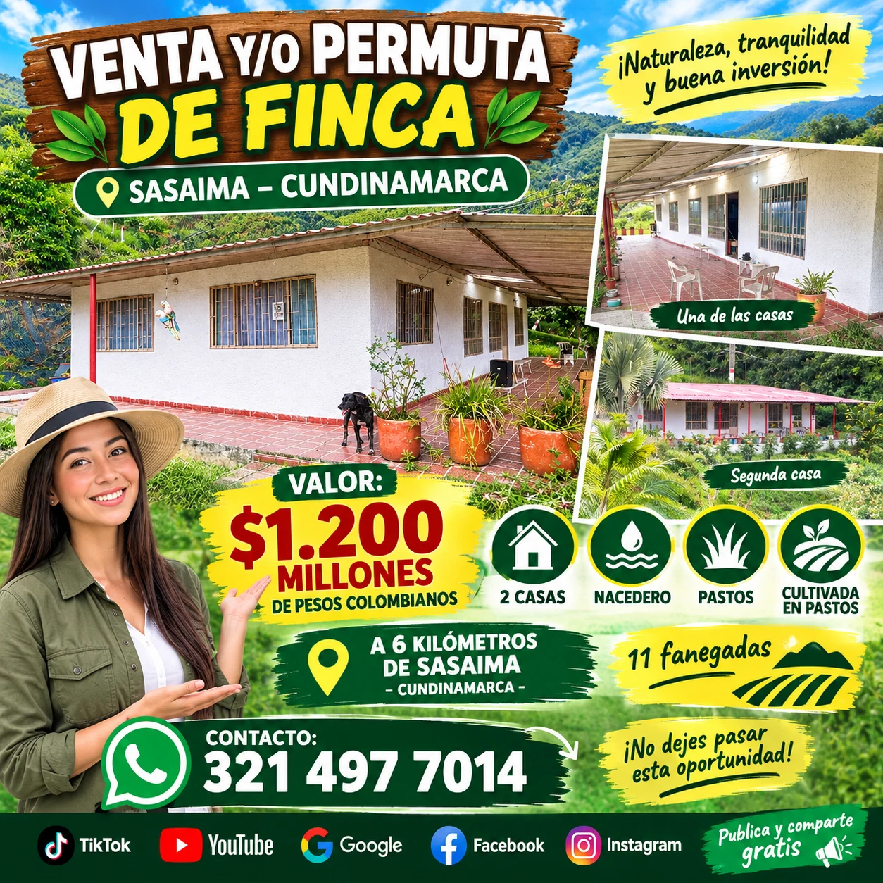 Venta de finca en Sasaima: venta y/o permuta finca en sasaima de 11 fanegadas — Colombia Move