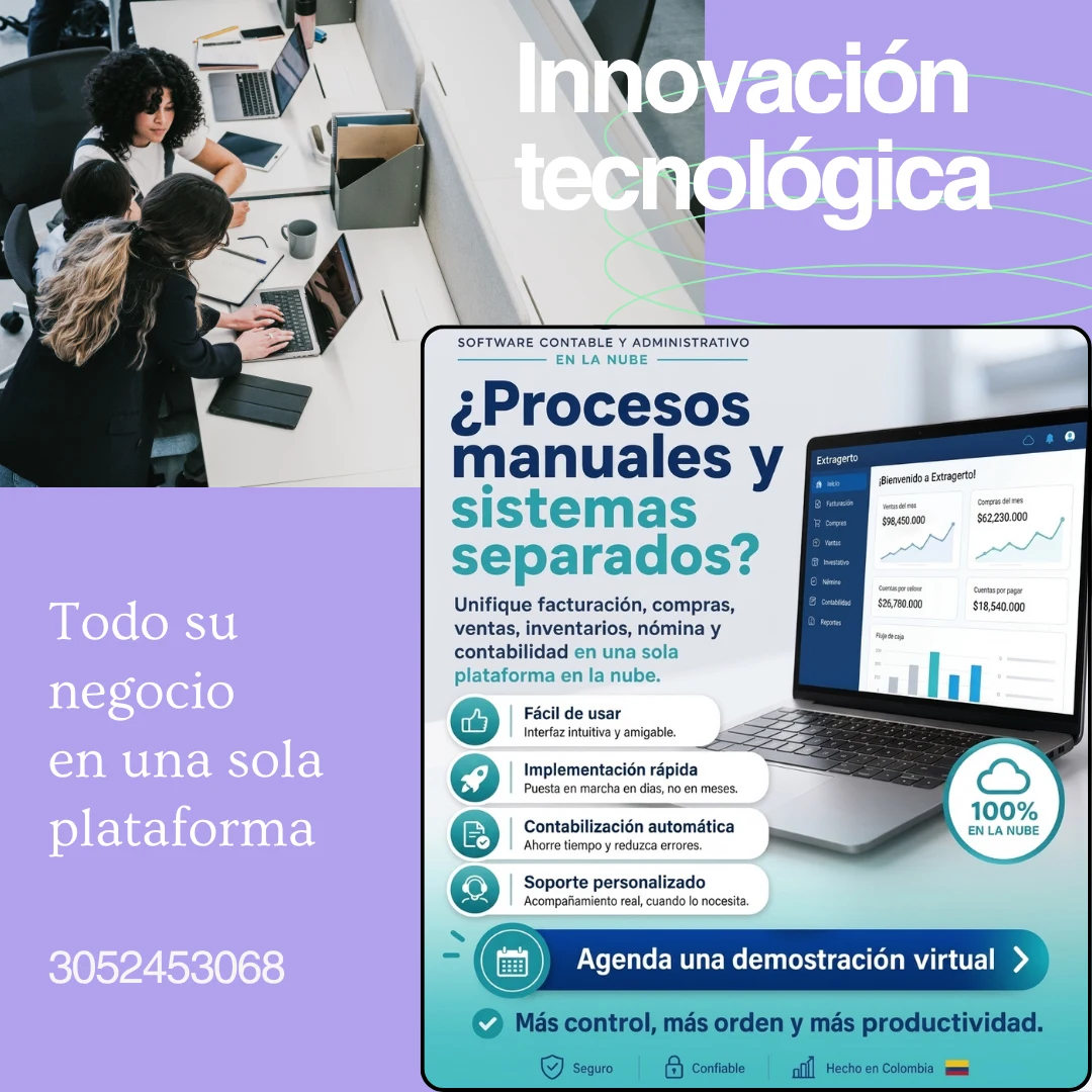 Servicio: Solución contable y administrativa en la nube para tu negocio — Colombia Move