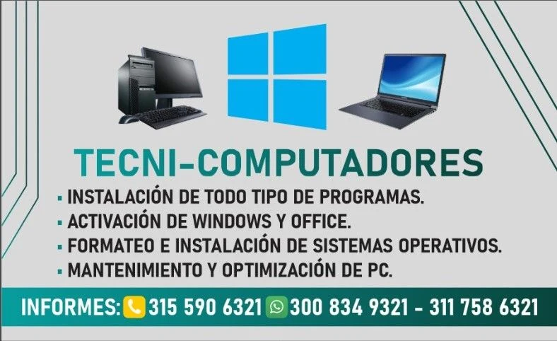 Servicio en Bucaramanga: TECNI-COMPUTADORES — Colombia Move