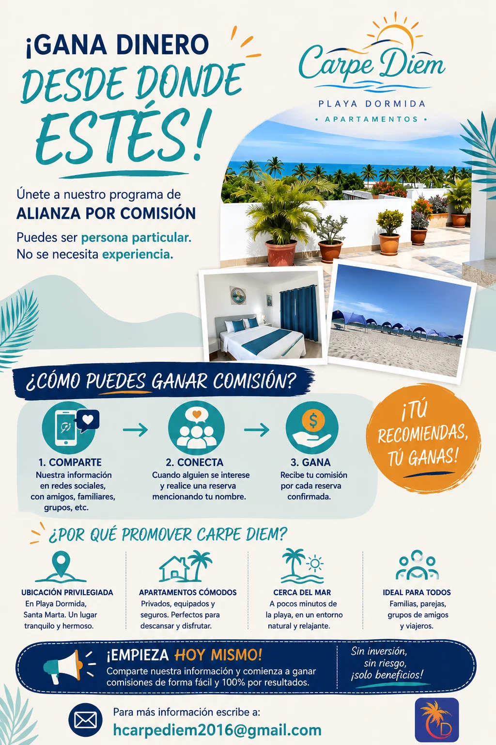 Empleo en Bogotá: Vacante Alianza por Comisión - Santa Marta — Colombia Move