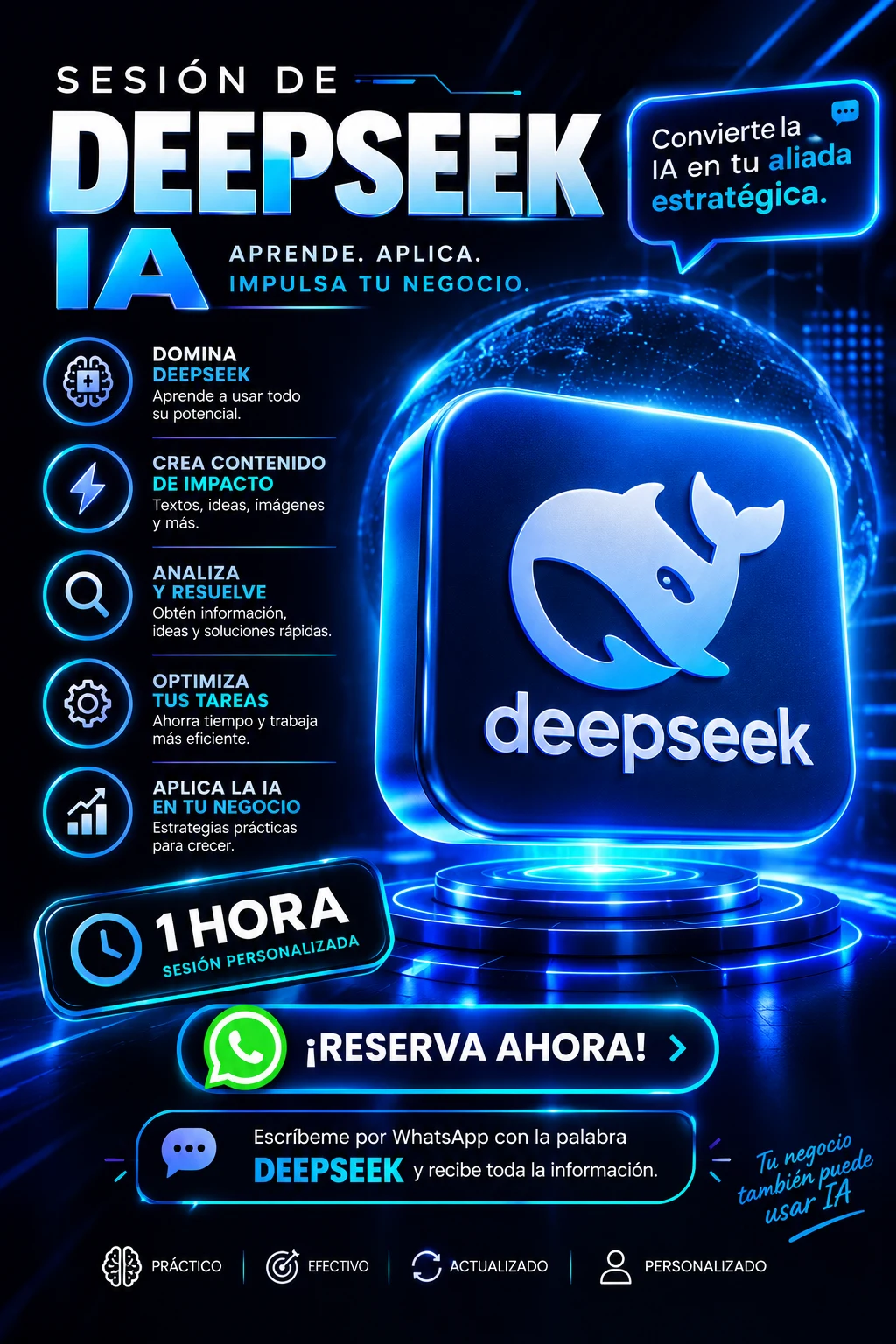 Service in Cartagena: 1-hour DeepSeek AI session for your business — Colombia Move