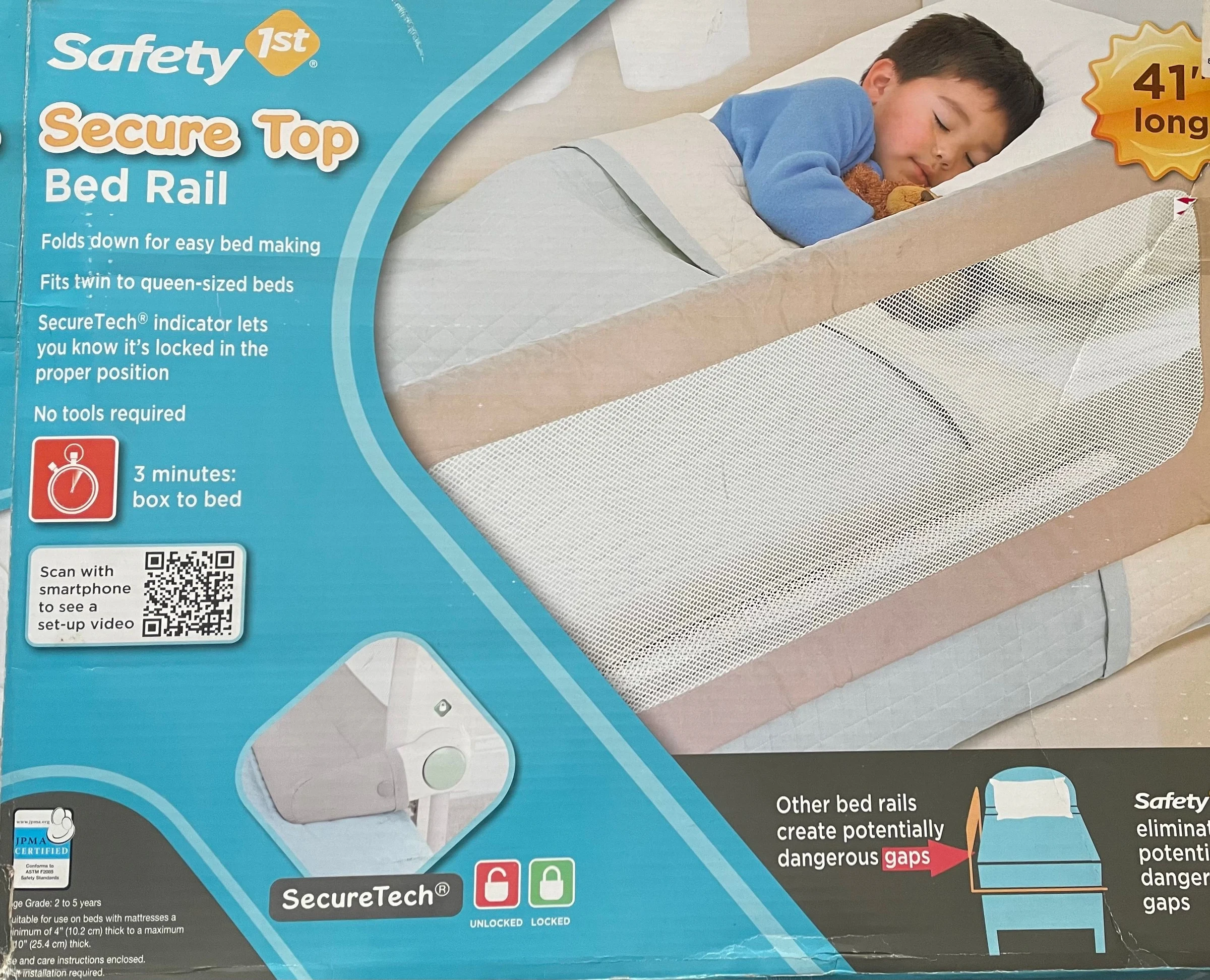 Cribs, Playpens & Nursery for Sale in Bogotá: Safety 1st Secure Top Bed Rail — Colombia Move