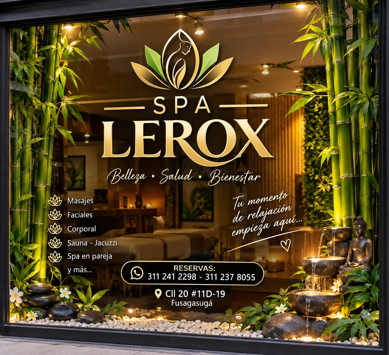Servicios de spa y masajes relajantes - Spa Lerox