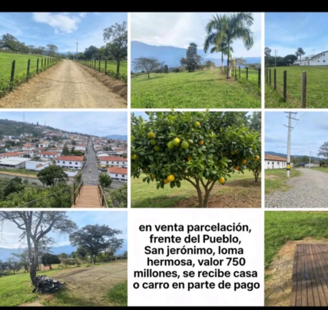 Venta de lote / terreno en Medellín: Lote en venta en San Jerónimo Loma Hermosa — Colombia Move