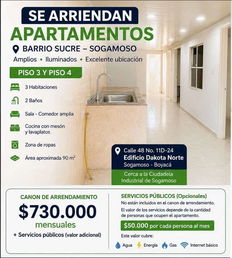 Alquiler de apartamento en Sogamoso: Apartamento en arriendo Sogamoso Boyaca — Colombia Move