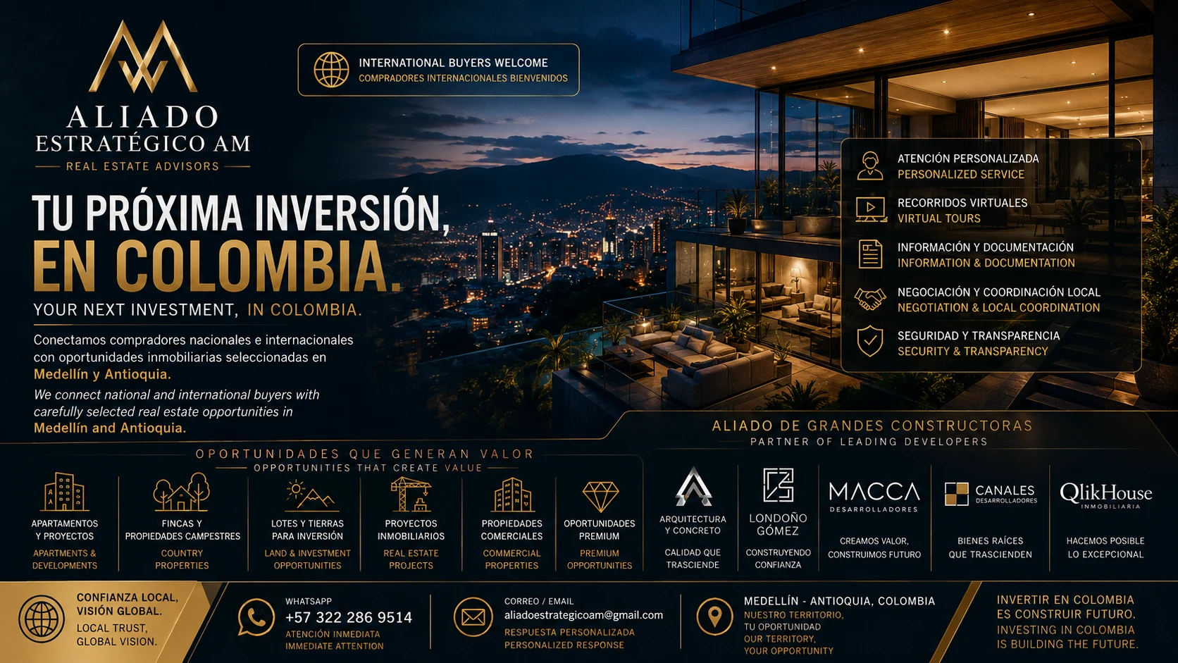 Servicio en Medellín: OPORTUNIDADES INMOBILIARIAS QUE GENERAN VALOR EN COLOMBIA — Colombia Move