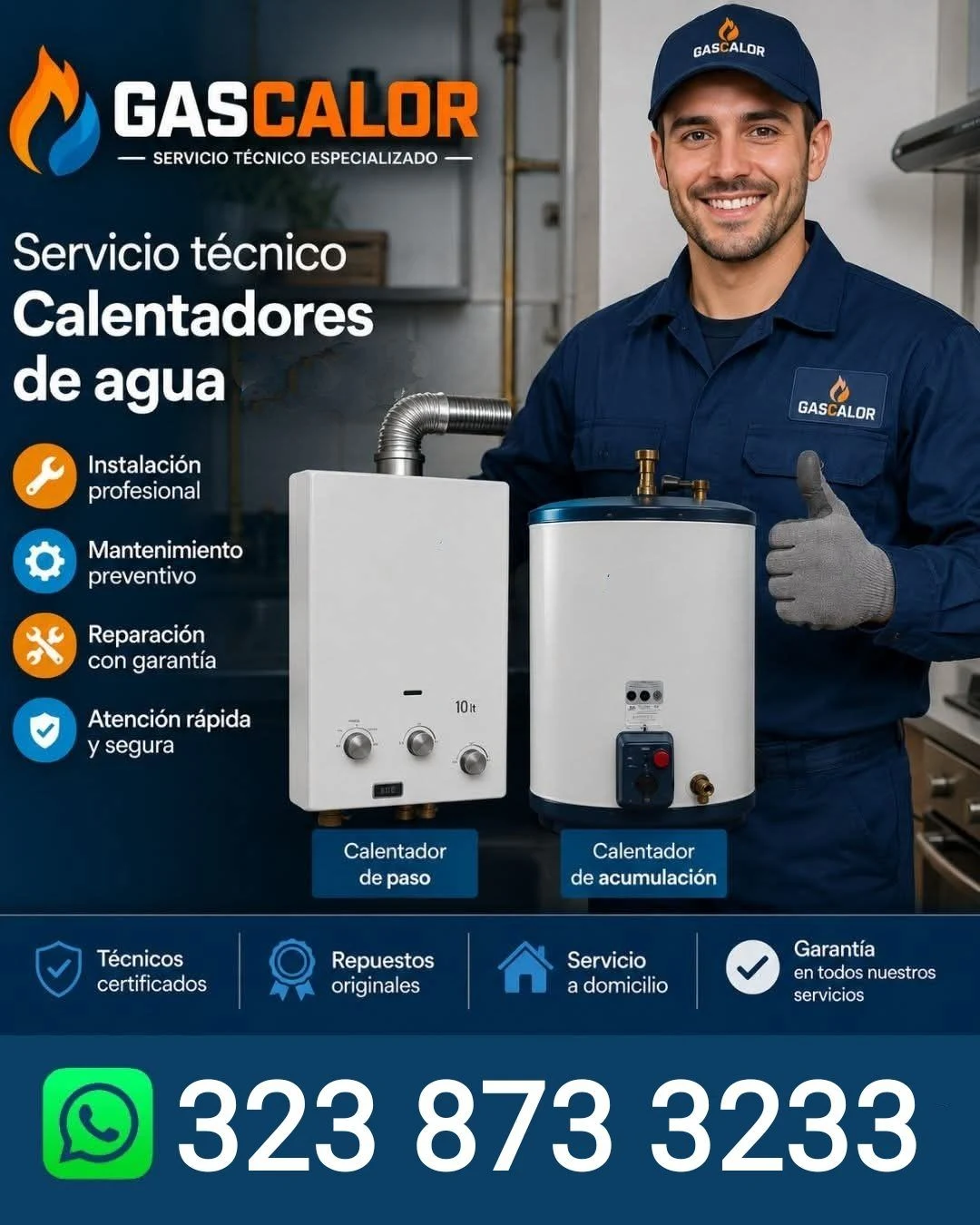 Service in Chía: WATER HEATER REPAIR CHIA • CAJICA • COTA — Colombia Move