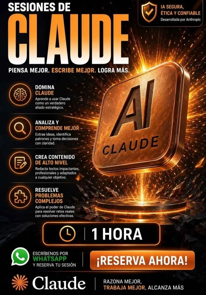 Service in Cartagena: Claude 1-hour sessions: learn to use AI — Colombia Move