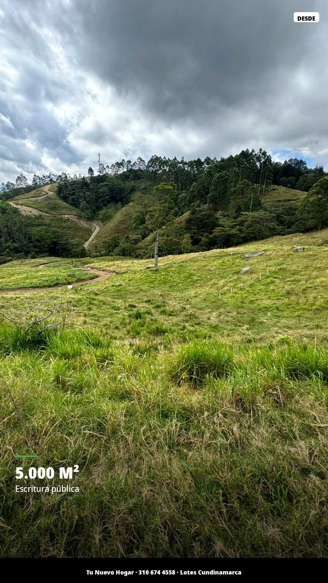 Venta de lote / terreno en La Vega: Lotes Campestres Entre San Francisco Y La Vega — Colombia Move