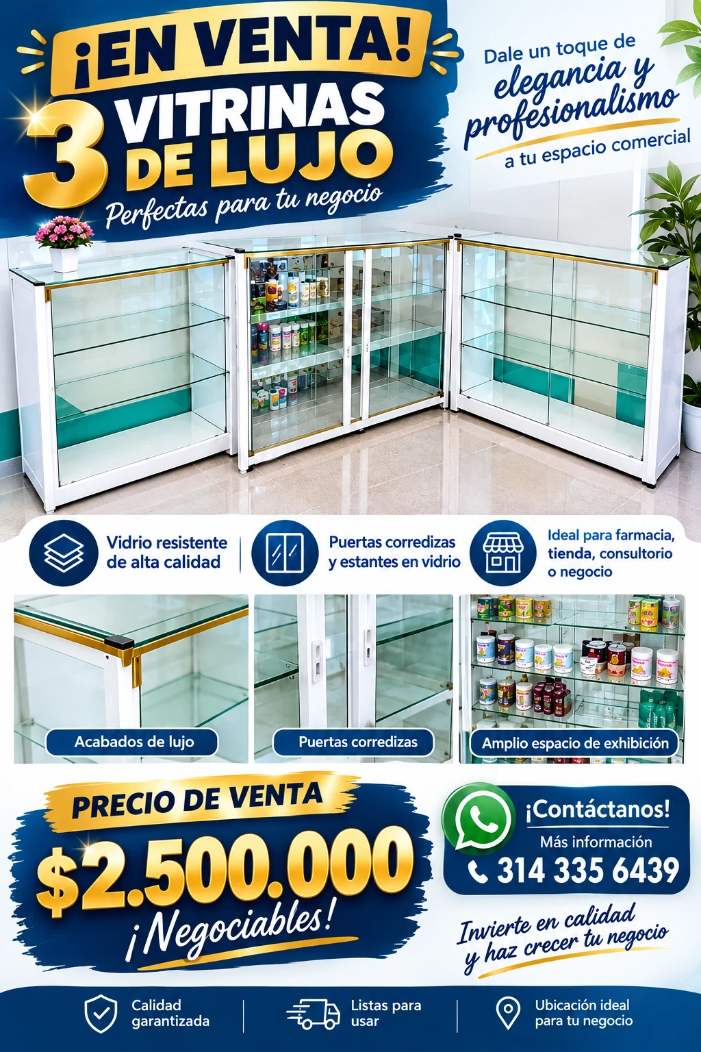 Venta de otro mueble en Bogotá: Vitrina de lujo en venta — Colombia Move
