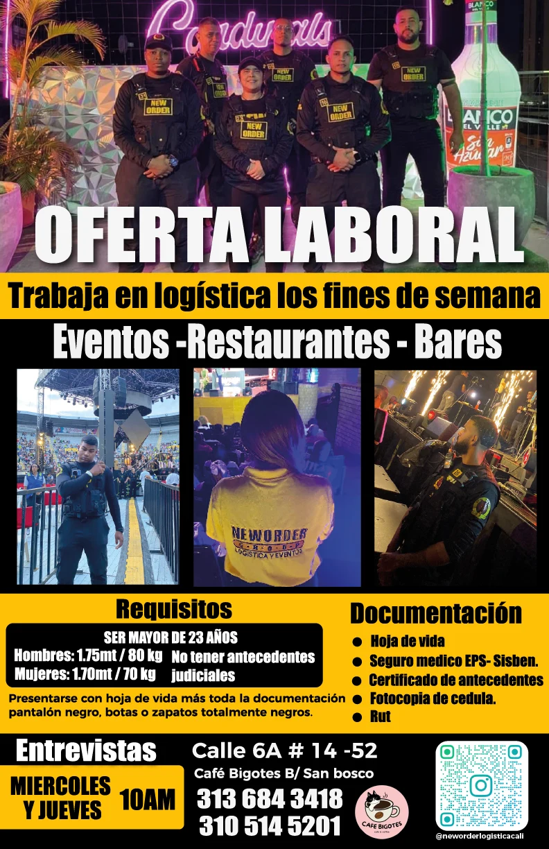 OFERTA LABORAL LOGISTICA.