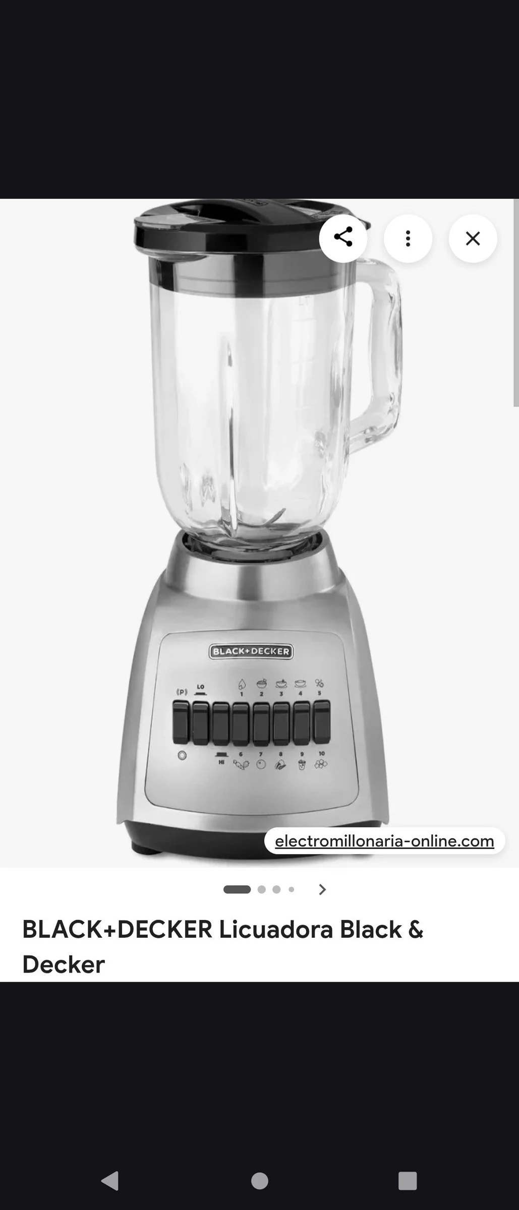 Venta de electrodomésticos en Bogotá: Licuadora Black and Decker — Colombia Move