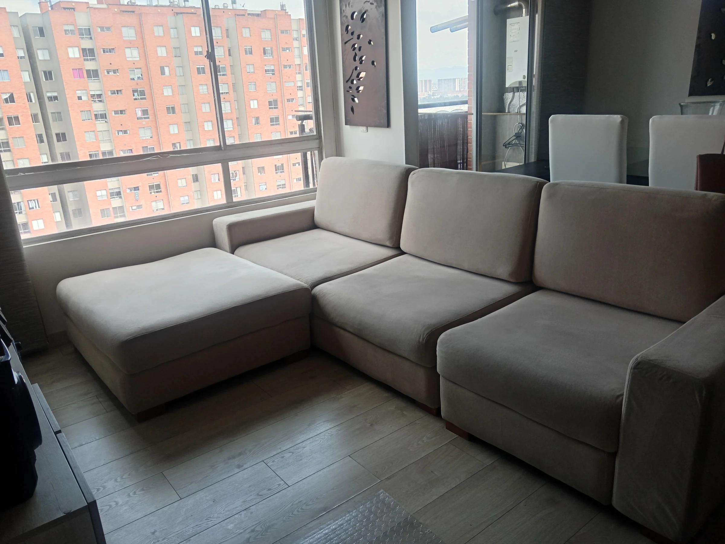 Venta de sofás y salas en Kennedy, Bogotá: Sala en L módulos perfecto estado — Colombia Move