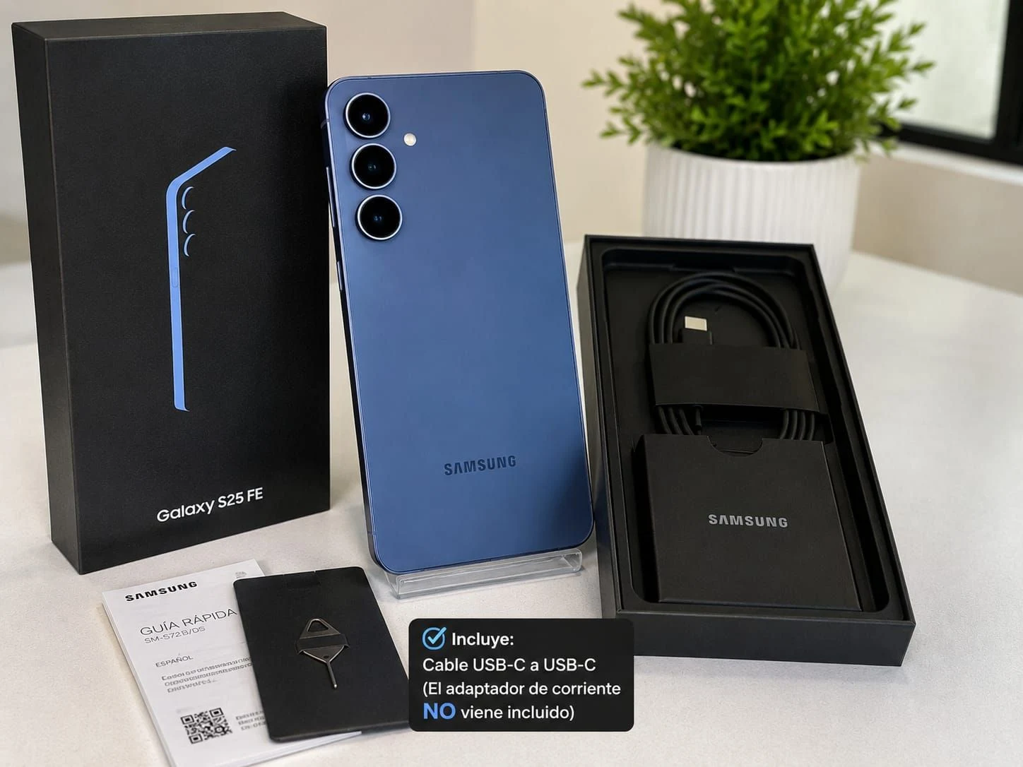 Samsung Galaxy S25 FE - 2 meses de uso, como nuevo, caja original