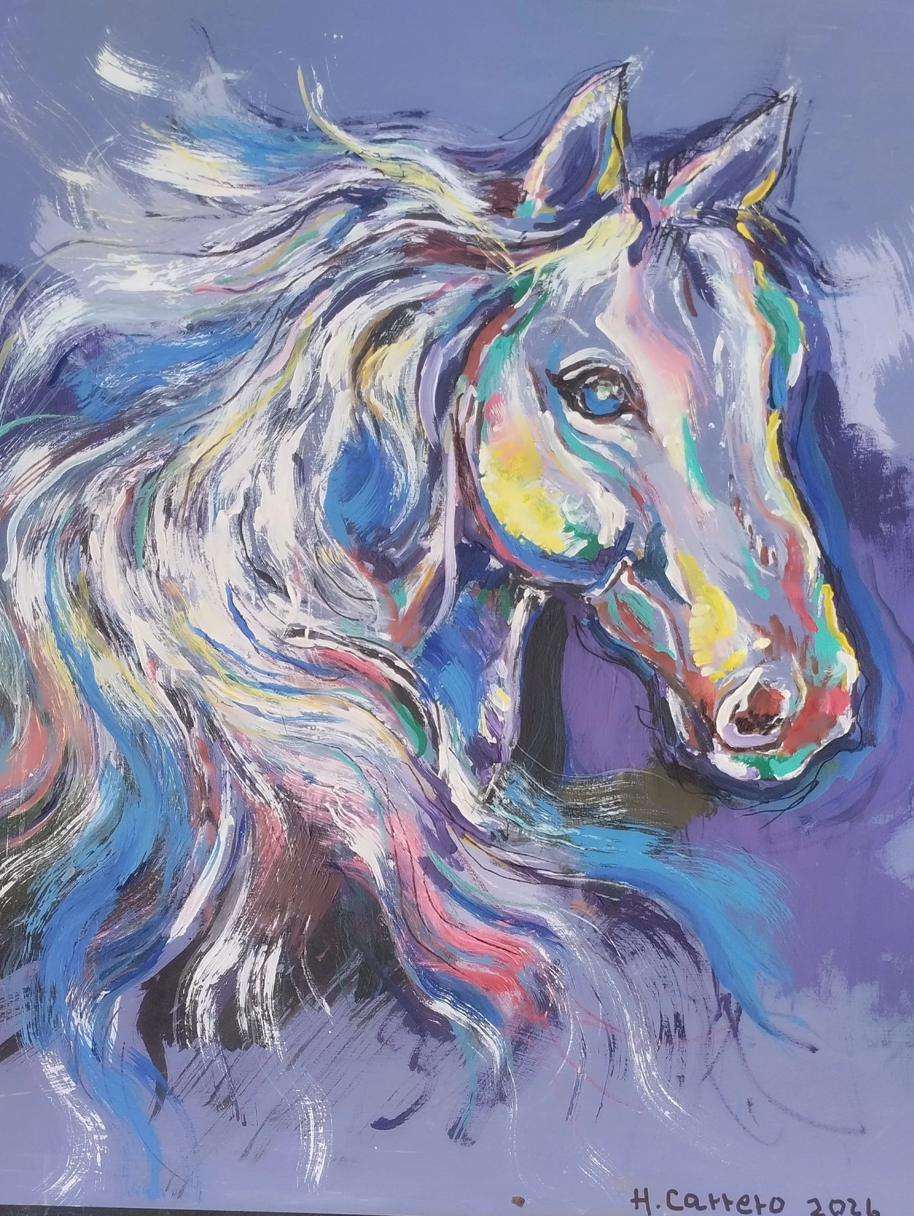 Venta de decoración y hogar en Bogotá: CABALLO IMPRESIONISTA — Colombia Move