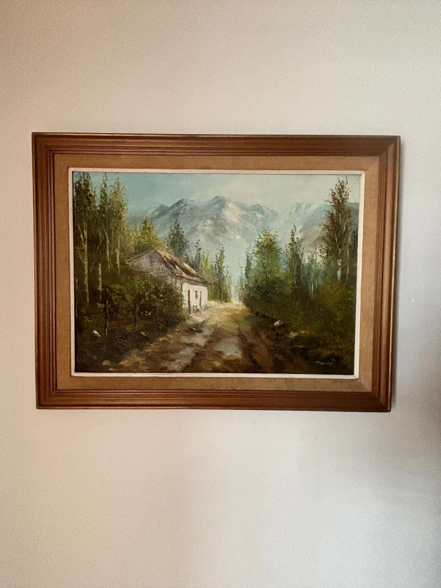 Venta de decoración y hogar en Usaquén, Bogotá: Hermoso Cuadro original oleo autor anónimo 80 x 90 — Colombia Move
