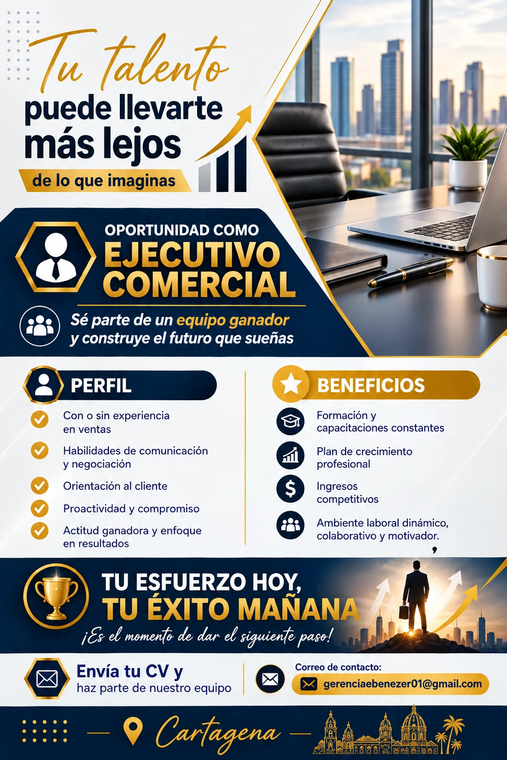 Empleo en Cartagena: Oferta laboral: Ejecutivo Comercial en Cartagena — Colombia Move