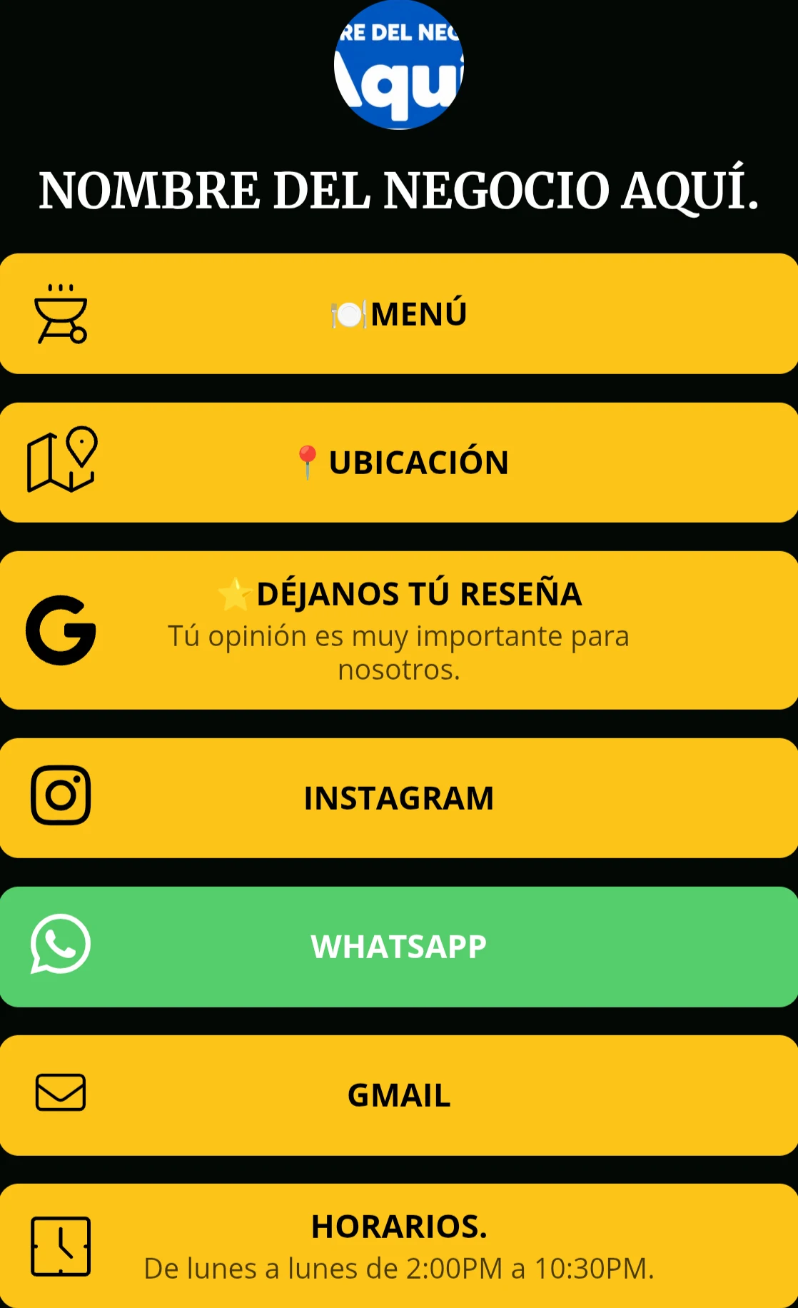 Servicio: Creación de Perfil Digital para Negocios con Enlaces y QR — Colombia Move