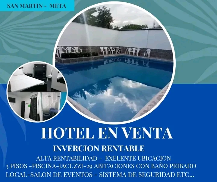 Investment opportunity I sell hotel in San Martín Meta