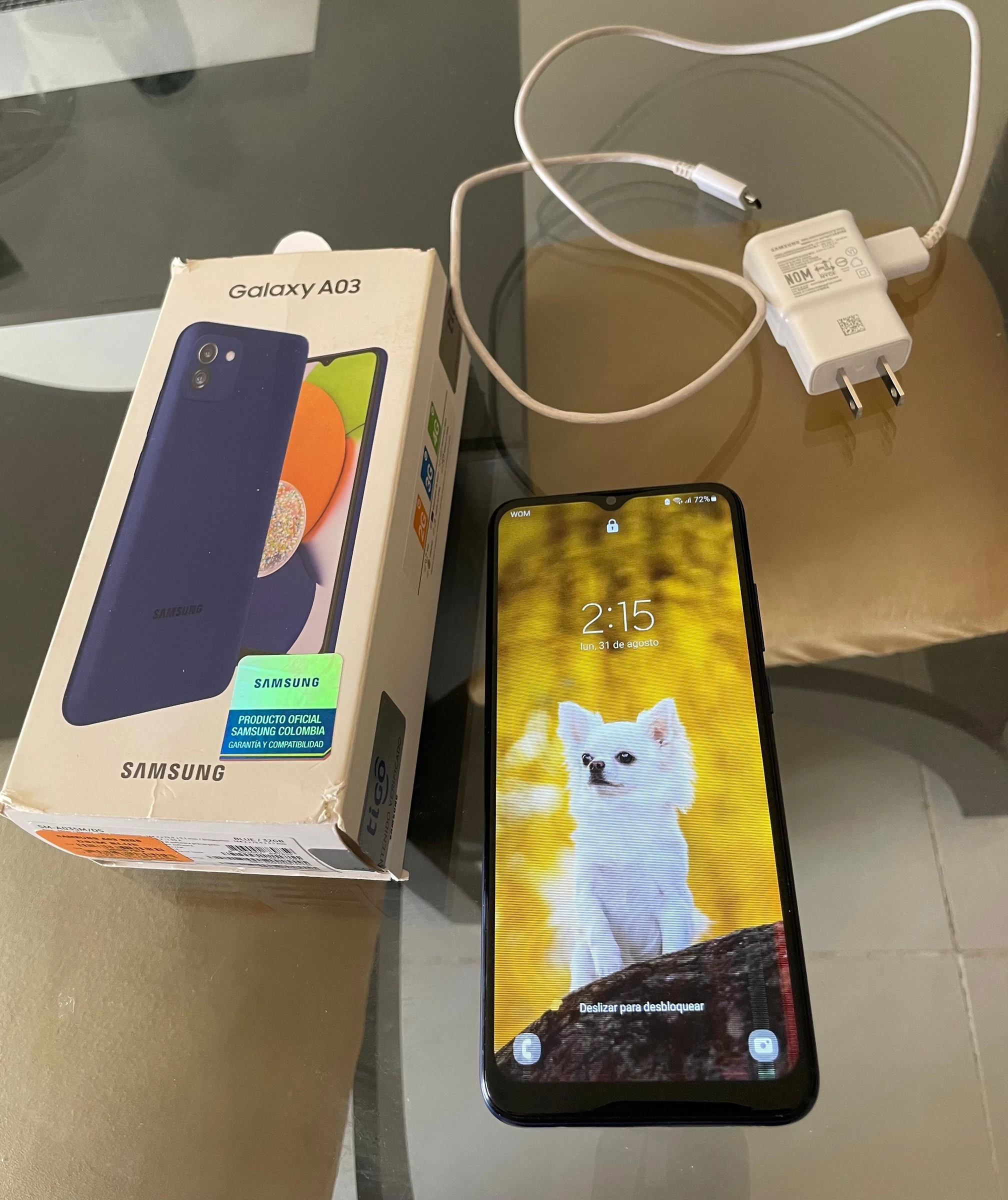 Venta de celulares y tablets en Bogotá: Galaxy A03 nuevo en caja — Colombia Move