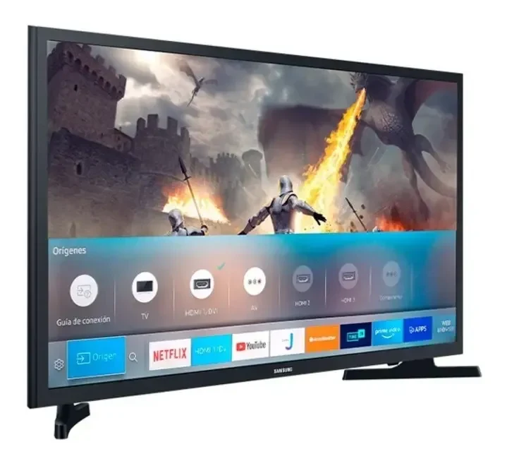 TELEVISOR SMART TV SAMSUNG 32" HD – ¡CON SOPORTE DE PARED Y CAJA ORIGINAL!
