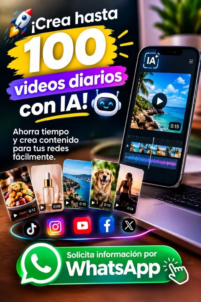Servicio en Cartagena: Servicio de creación de videos diarios con IA para redes sociales — Colombia Move