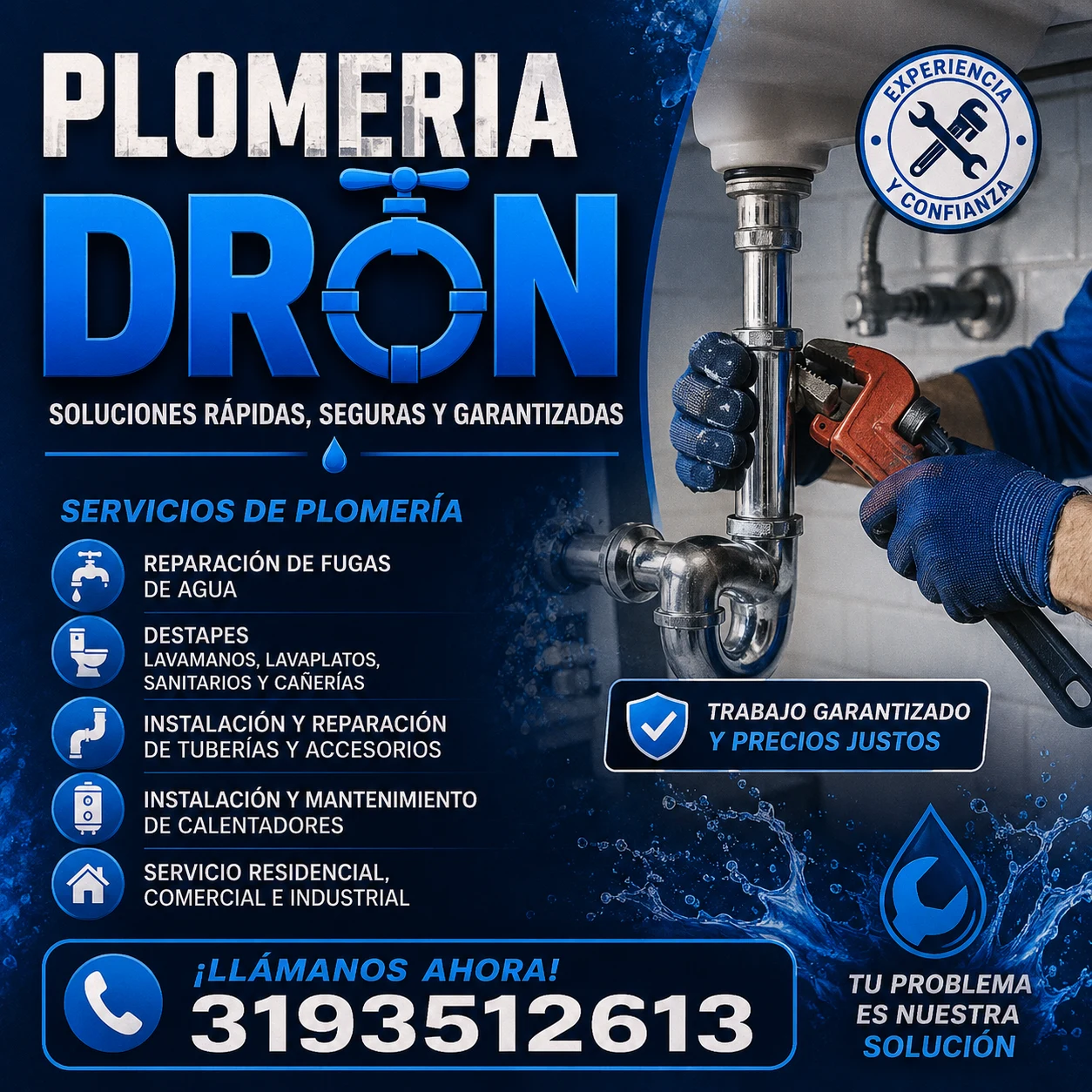Servicio en Bogotá: plomeria dron llame ya — Colombia Move