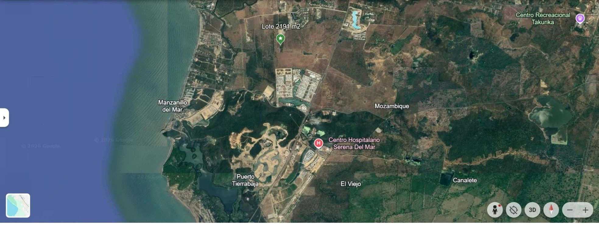 ¡Oportunidad Zona Norte!  Lote de 2.191 m² en Manzanillo (Cerca Colegio Británico) – Cartagena.