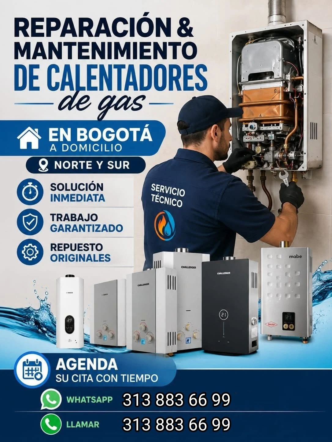 Servicio en Cedritos, Bogotá: REPARACIÓN DE CALENTADORES 313 883 66 99 MAZUREN Y CEDRITOS BOGOTÁ — Colombia Move