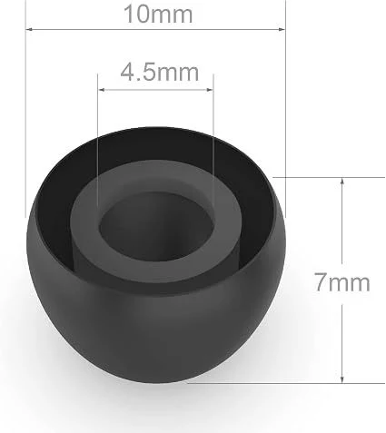 Almohadillas De Repuesto Silicona Para Audífonos In-Ear (X Pares)