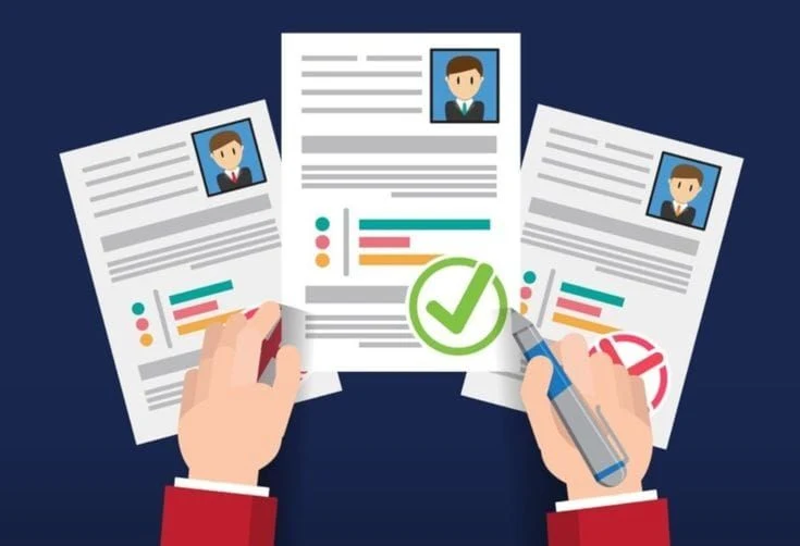 Servicios de selección de personal y revisión de hojas de vida