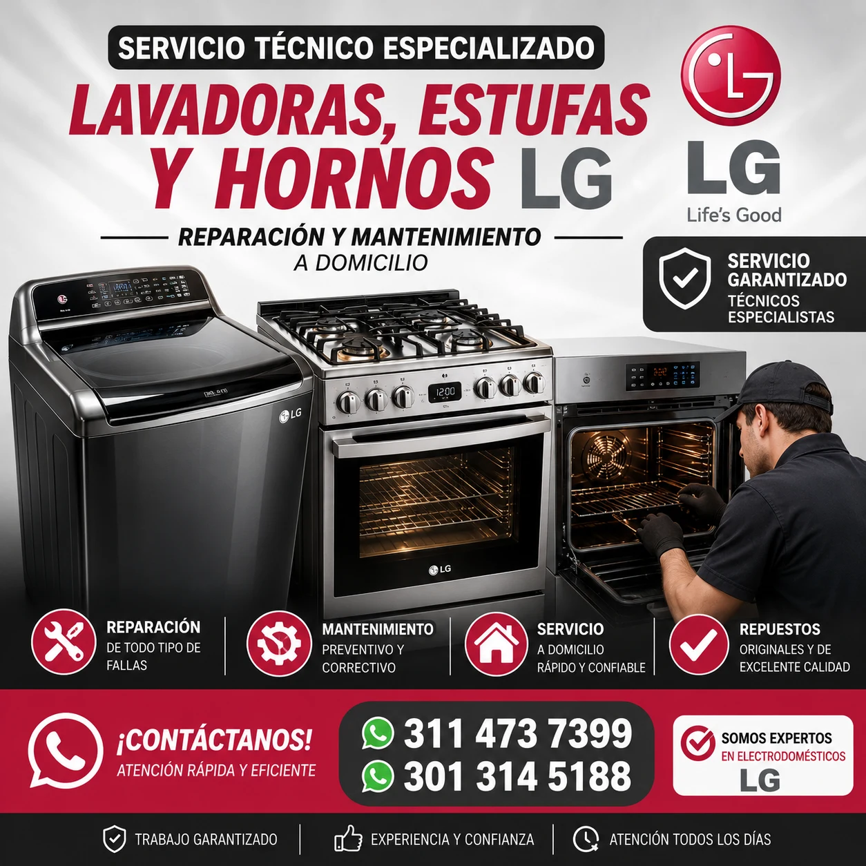 Servicio en Barranquilla: LG asistencia técnica | servicio LG — Colombia Move