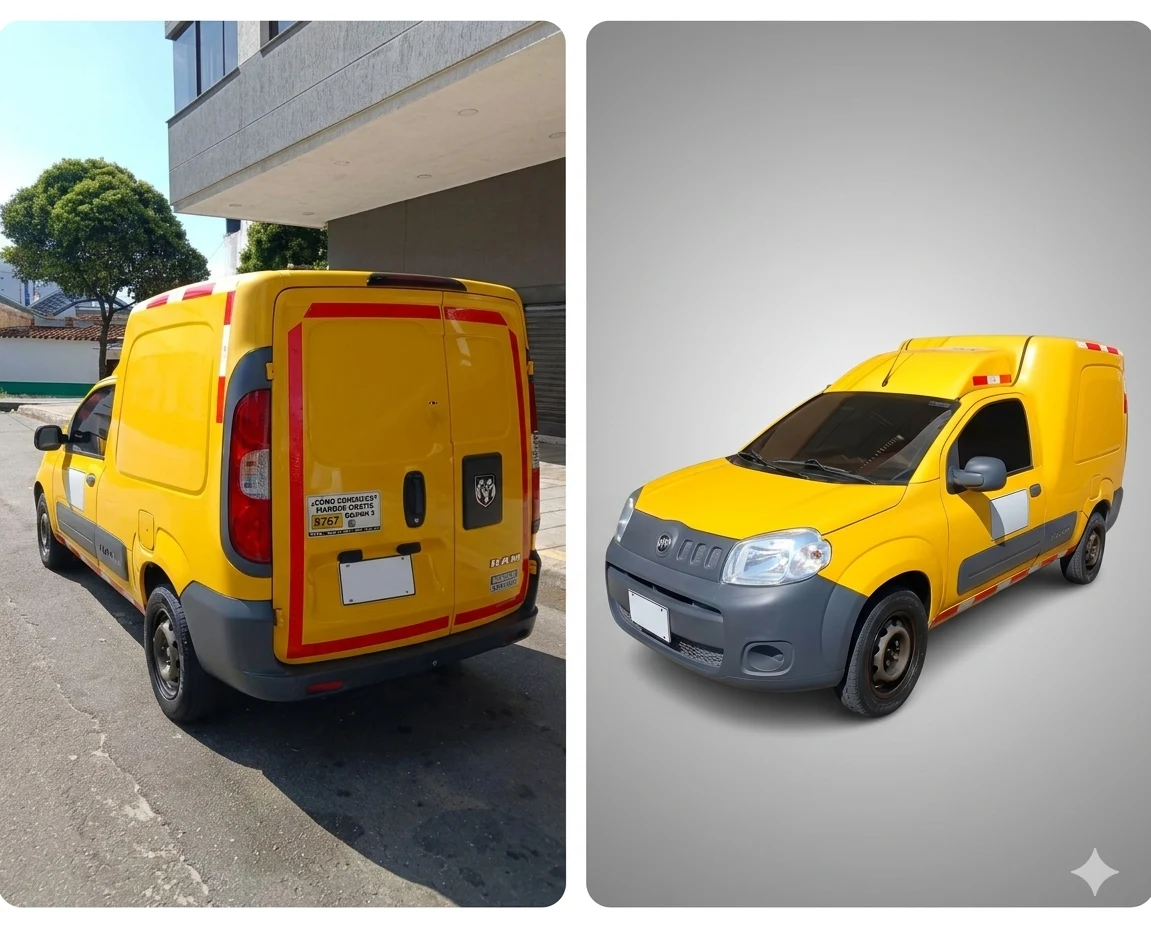 Venta de camionetas y suvs en Bogotá: Furgoneta panel RAM V700 amarilla — Colombia Move