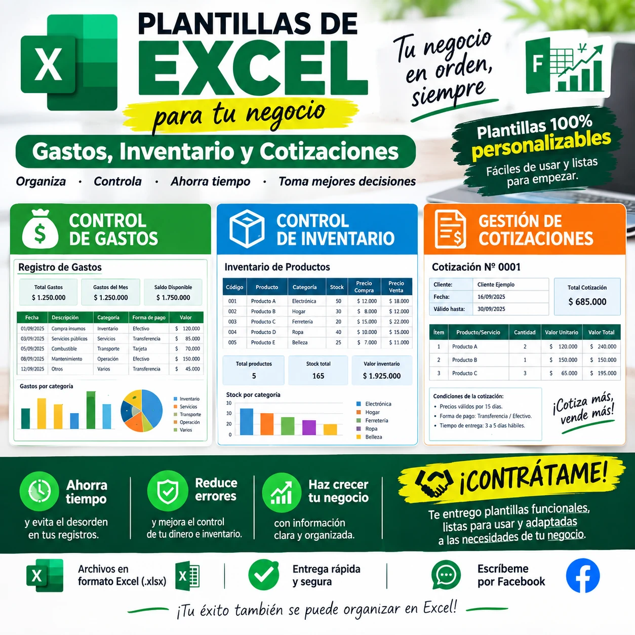 ¿Necesita pasar información de PDF, fotos o documentos a Excel? ✅ Digitación de documentos ✅ Pasar PDF a Excel ✅ Organiz