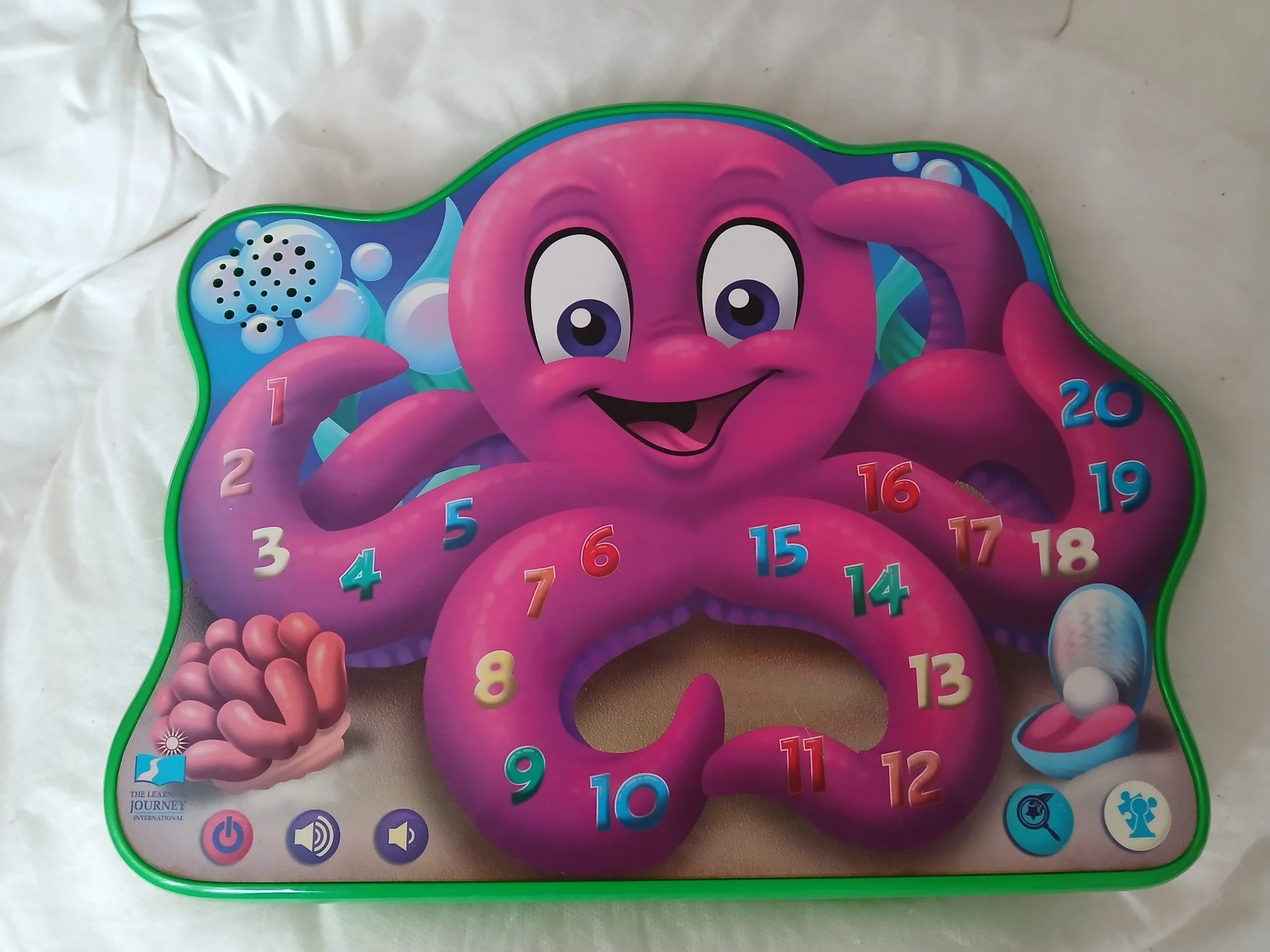Venta de juguetes y estimulación en Bogotá: Juguete interactivo de pulpo The Learning Journey — Colombia Move