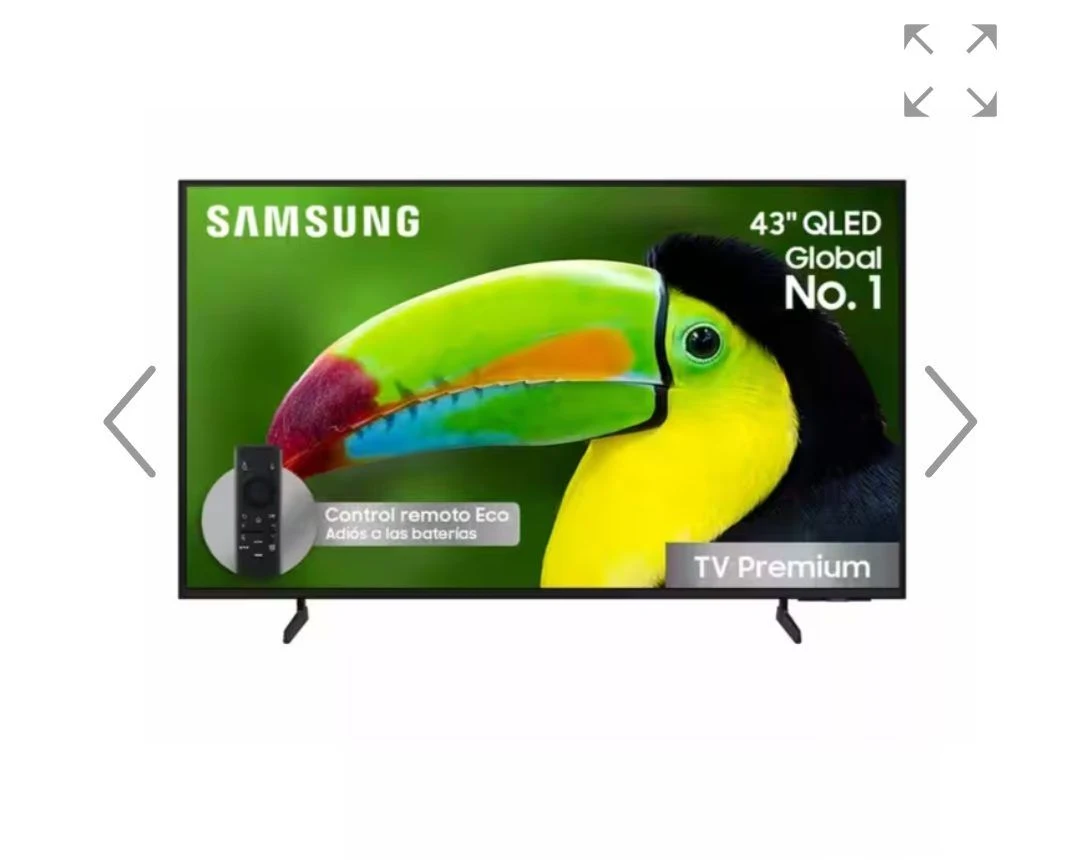 Venta de audio y video en Engativá, Bogotá: Televisor Samsung QLED de 43 pulgadas en venta — Colombia Move