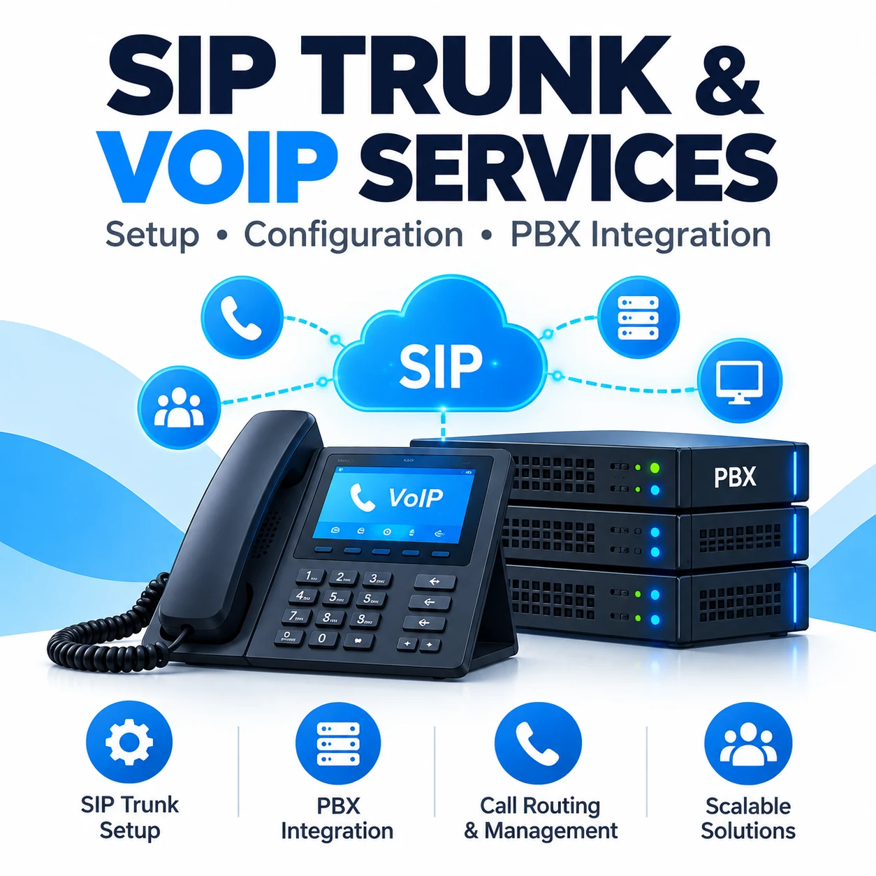 Servicio Profesional de Configuración de Troncales SIP y VoIP