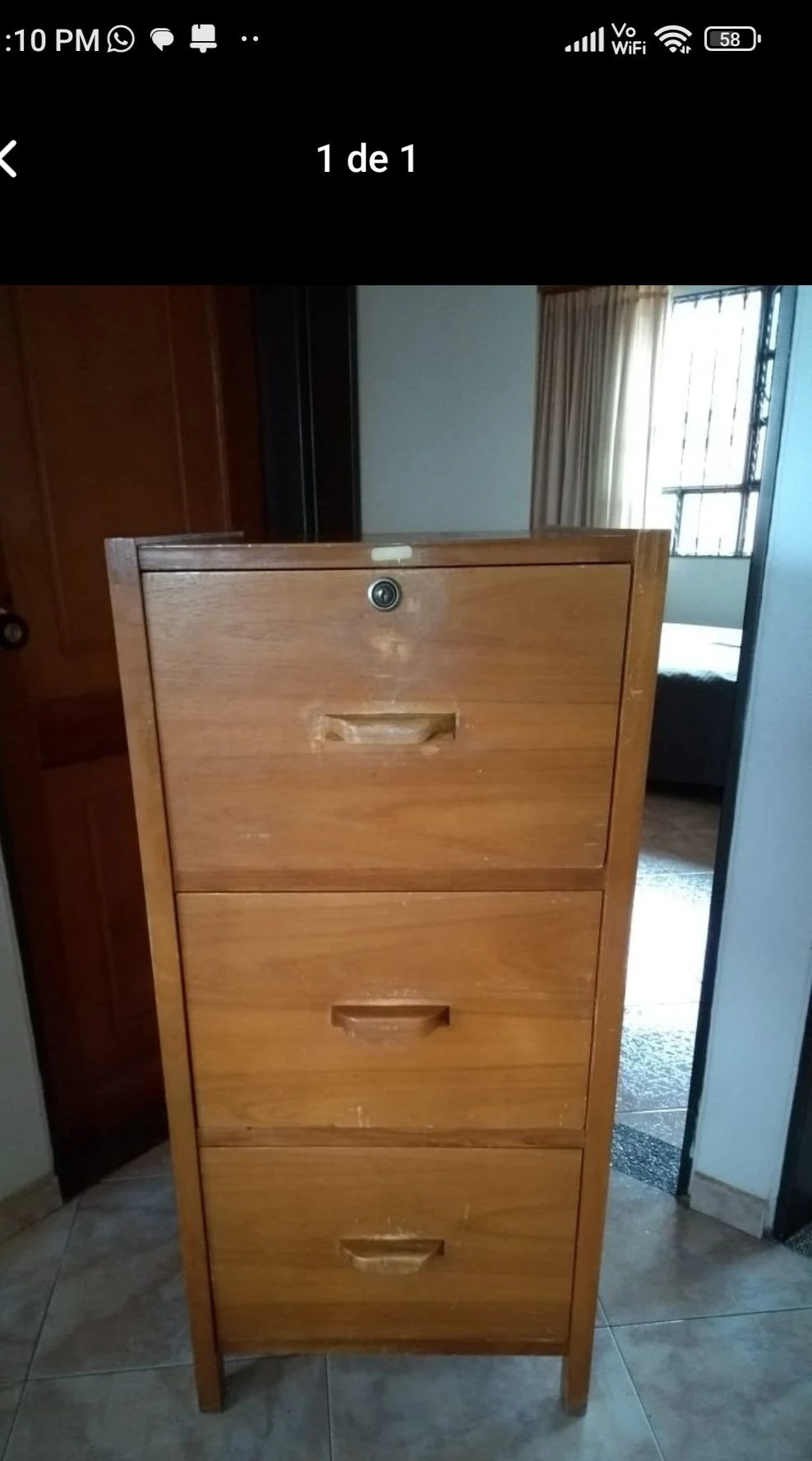 Venta de clósets y almacenamiento en Tunja: Archivador gavetero de madera en venta — Colombia Move
