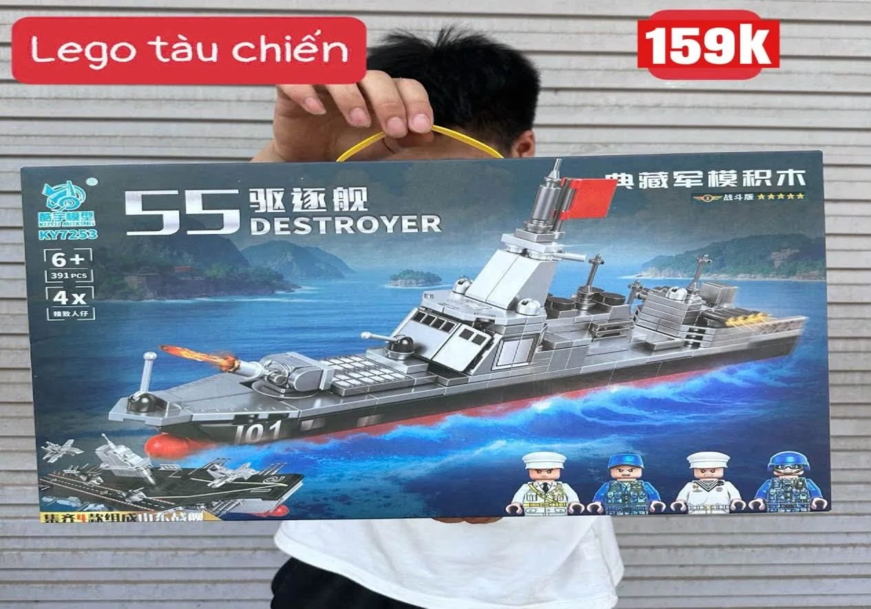Baby Toys & Early Learning for Sale in Prado Veraniego, Bogotá: Pure Naval Power: Type 055 Missile Destroyer Ship KY7253 Blocks — Colombia Move