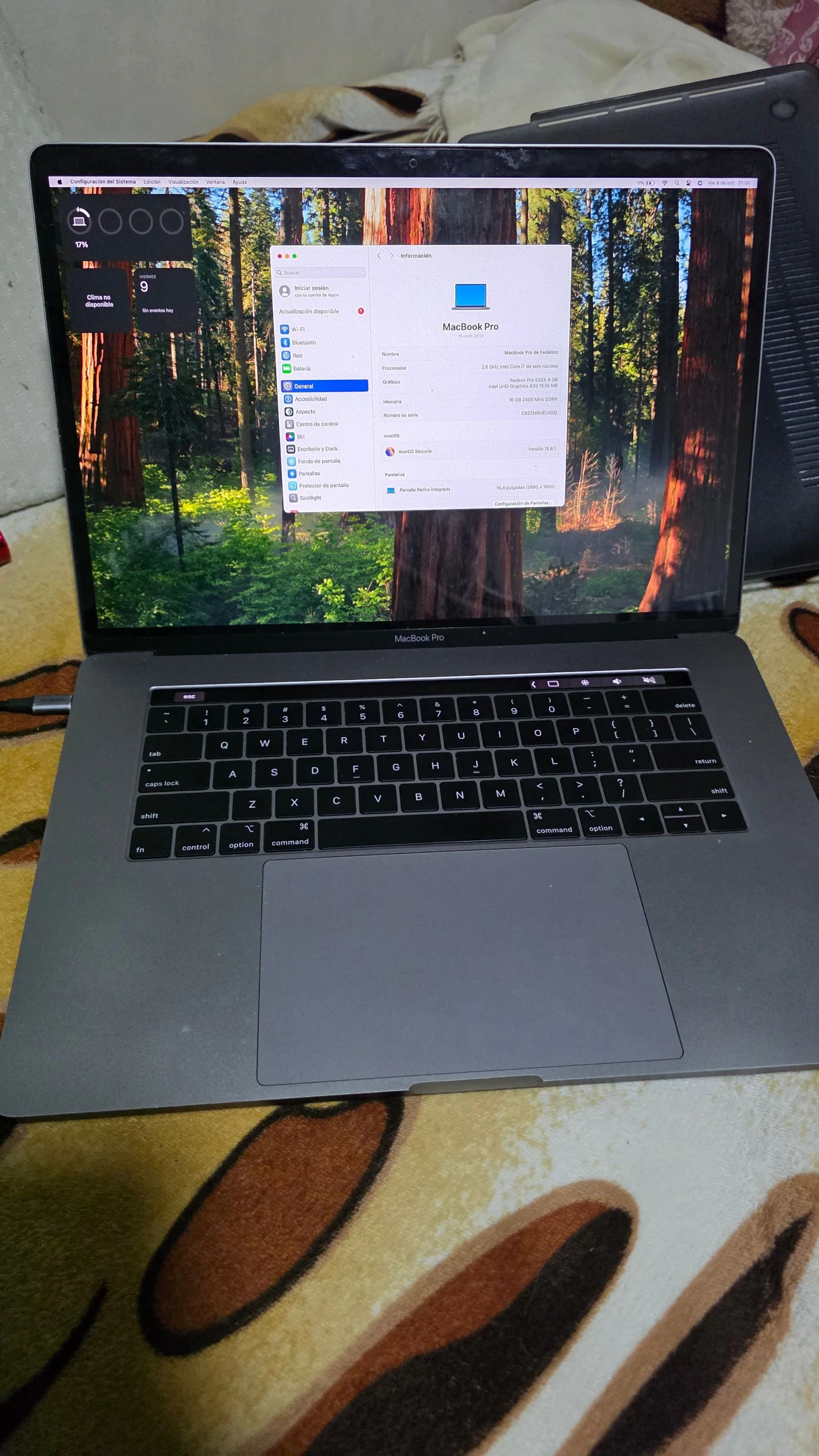 Venta de computadores y laptops en Villamaría, Manizales: MacBook Pro 2019 15 pulgadas gris espacial en venta — Colombia Move